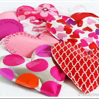 Paper Valentine Candy Filled Hearts To Make