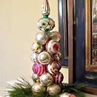 Knitting needle Christmas Ornament Tree