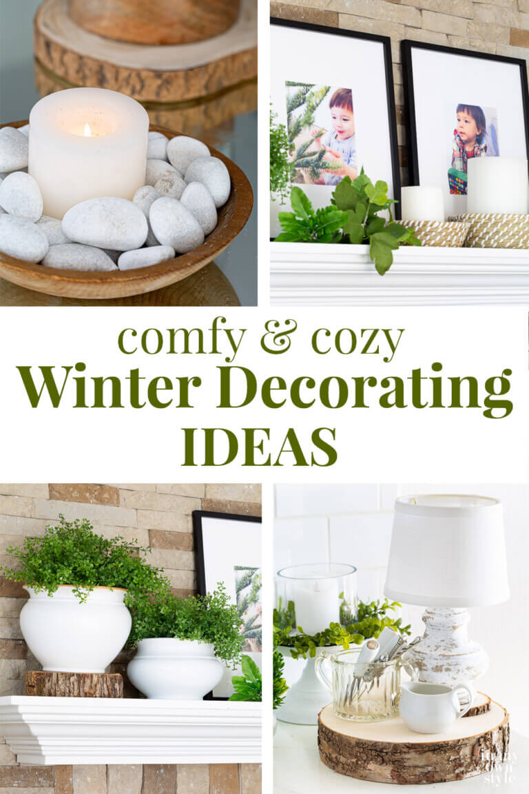 After Christmas Winter Decorating Ideas