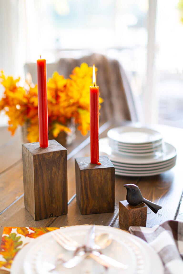 DIY Wooden Candle Holders: The Easiest Project Ever