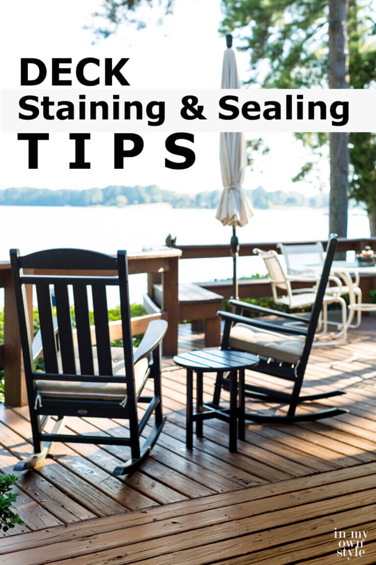 Wood Deck Staining & Sealing Tips